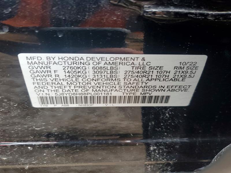 Aukcja sprzedaży 2023 Acura Mdx, vin: 5J8YD8H88PL001181, numer aukcji: 45853386