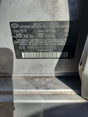 Продаж на аукціоні авто 2019 Hyundai Sonata, vin: 5NPE34AF0KH777243, номер лоту: 45602116
