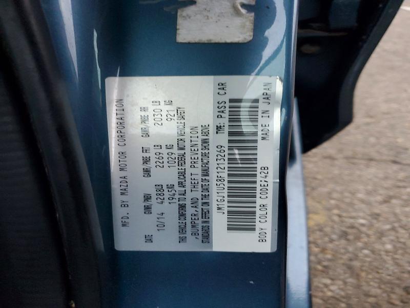 41964736 :رقم المزاد ، JM1GJ1U58F1213269 vin ، 2015 Mazda 6 مزاد بيع