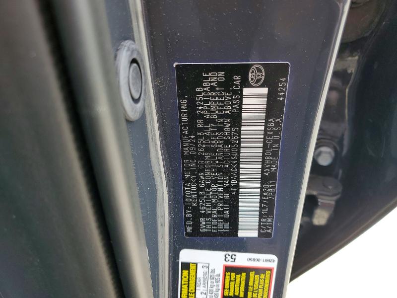 Продаж на аукціоні авто 2025 Toyota Camry, vin: 4T1DAACK4SU052675, номер лоту: 47867866