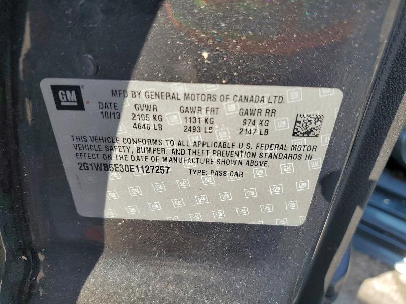 Продаж на аукціоні авто 2014 Chevrolet Impala Limited, vin: 2G1WB5E30E1127257, номер лоту: 45460726