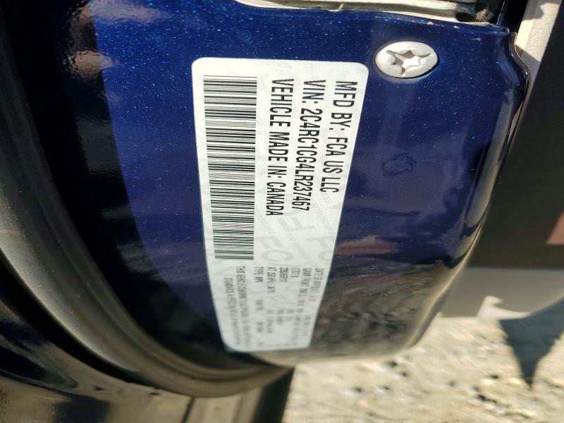 2020 Chrysler Voyager მანქანა იყიდება აუქციონზე, vin: 2C4RC1CG4LR237467, აუქციონის ნომერი: 46903996