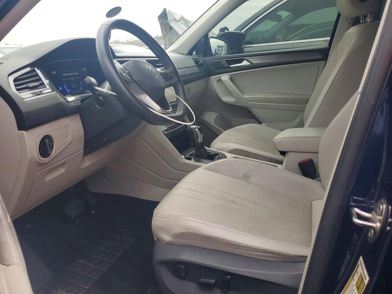 2022 Volkswagen Tiguan მანქანა იყიდება აუქციონზე, vin: 3VV3B7AX9NM058643, აუქციონის ნომერი: 76446015