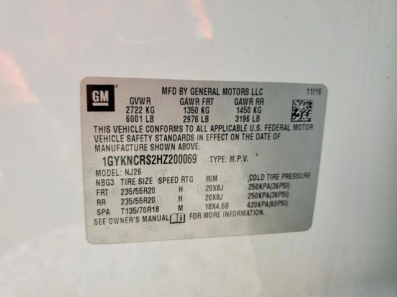 Aukcja sprzedaży 2017 Cadillac Xt5, vin: 1GYKNCRS2HZ200069, numer aukcji: 47612246