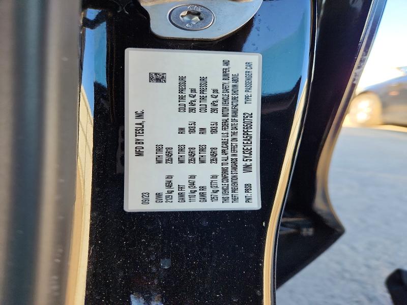 Продажа на аукционе авто 2023 Tesla Model 3, vin: 5YJ3E1EA5PF650752, номер лота: 46026826