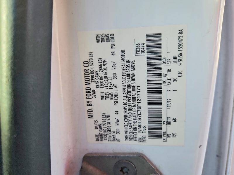 Продаж на аукціоні авто 2015 Ford Transit Connect, vin: NM0LS7E76F1217171, номер лоту: 46713416