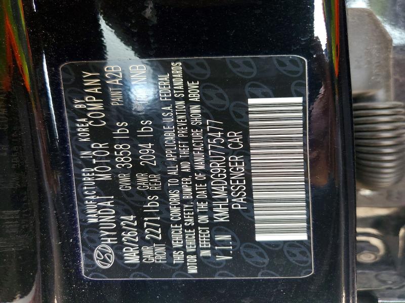 Aukcja sprzedaży 2024 Hyundai Elantra, vin: KMHLM4DG9RU775477, numer aukcji: 79473325