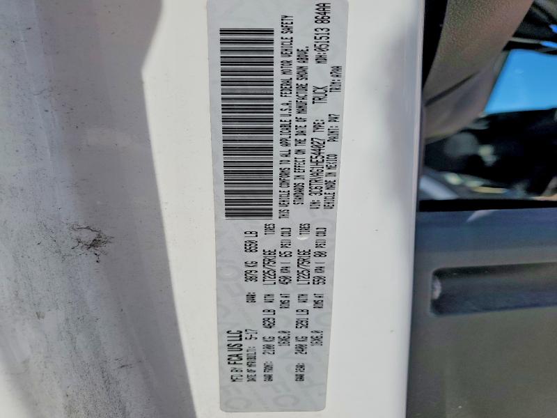 46174076 :رقم المزاد ، 3C6TRVAG1HE544027 vin ، 2017 Ram Promaster 1500 مزاد بيع