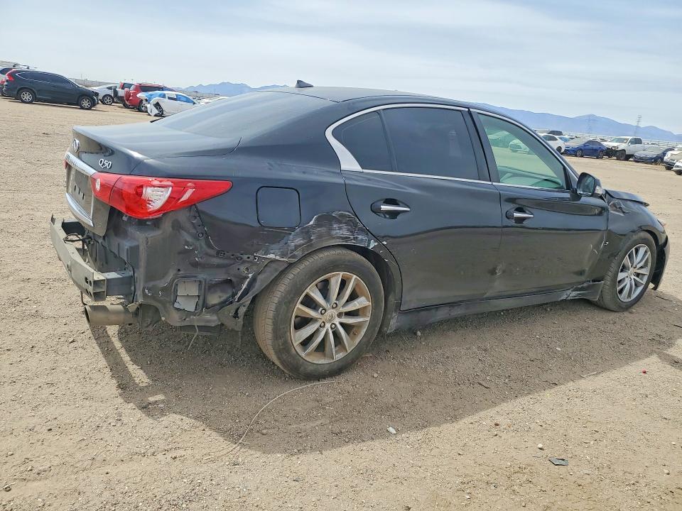 48079006 :رقم المزاد ، JN1BV7AR8FM398692 vin ، 2015 Infiniti Q50 مزاد بيع