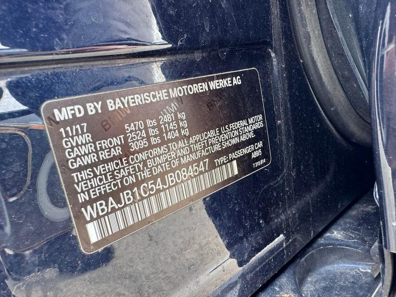 Aukcja sprzedaży 2018 Bmw 530xe, vin: WBAJB1C54JB084547, numer aukcji: 46433136