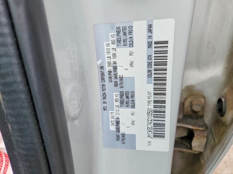 Auction sale of the 2016 Mazda Cx-3, vin: JM1DKBC74G0100581, lot number: 46815196