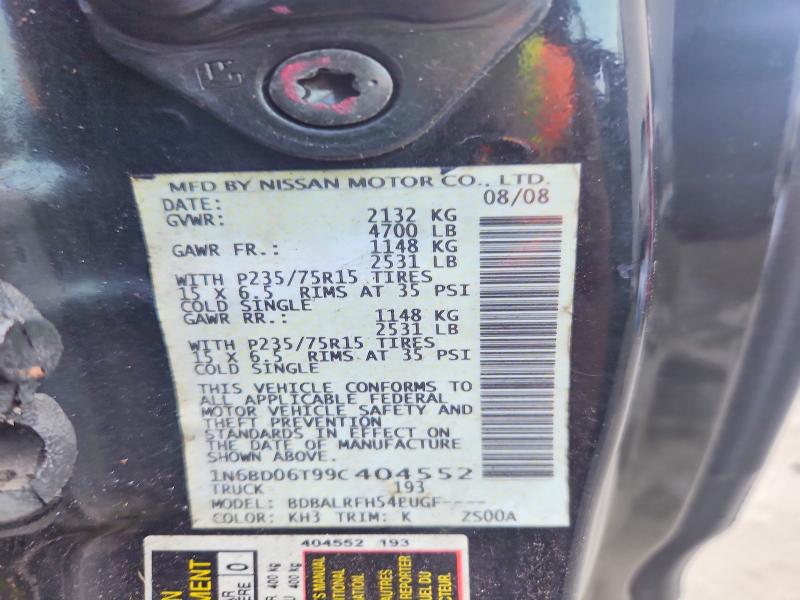 Продаж на аукціоні авто 2009 Nissan Frontier, vin: 1N6BD06T99C404552, номер лоту: 47536606