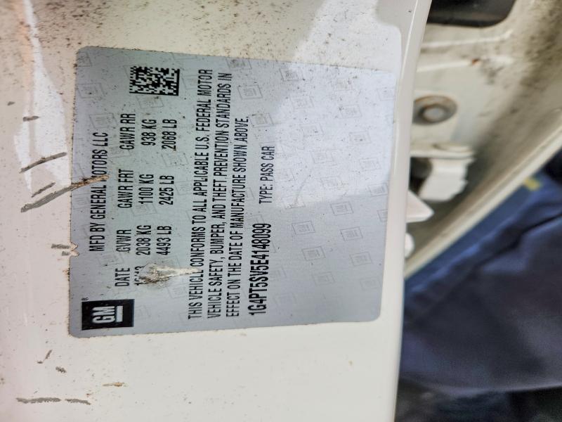 41831146 :رقم المزاد ، 1G4PT5SV5E4148099 vin ، 2014 Buick Verano مزاد بيع