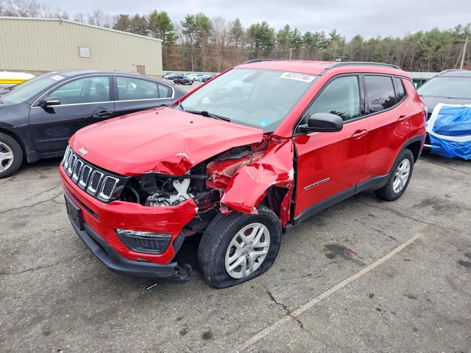 62187376 :رقم المزاد ، 3C4NJDAB9JT399411 vin ، 2018 Jeep Compass مزاد بيع