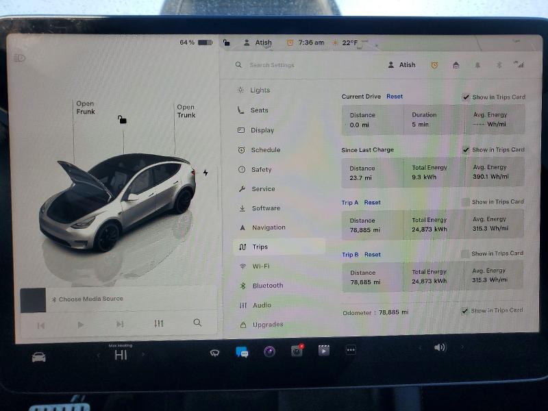 2022 Tesla Model Y მანქანა იყიდება აუქციონზე, vin: 7SAYGDEF5NF518166, აუქციონის ნომერი: 79342765