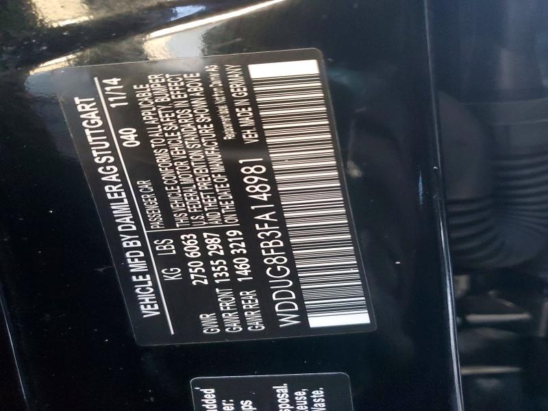 Продаж на аукціоні авто 2015 Mercedes-benz S, vin: WDDUG8FB3FA148981, номер лоту: 79686385