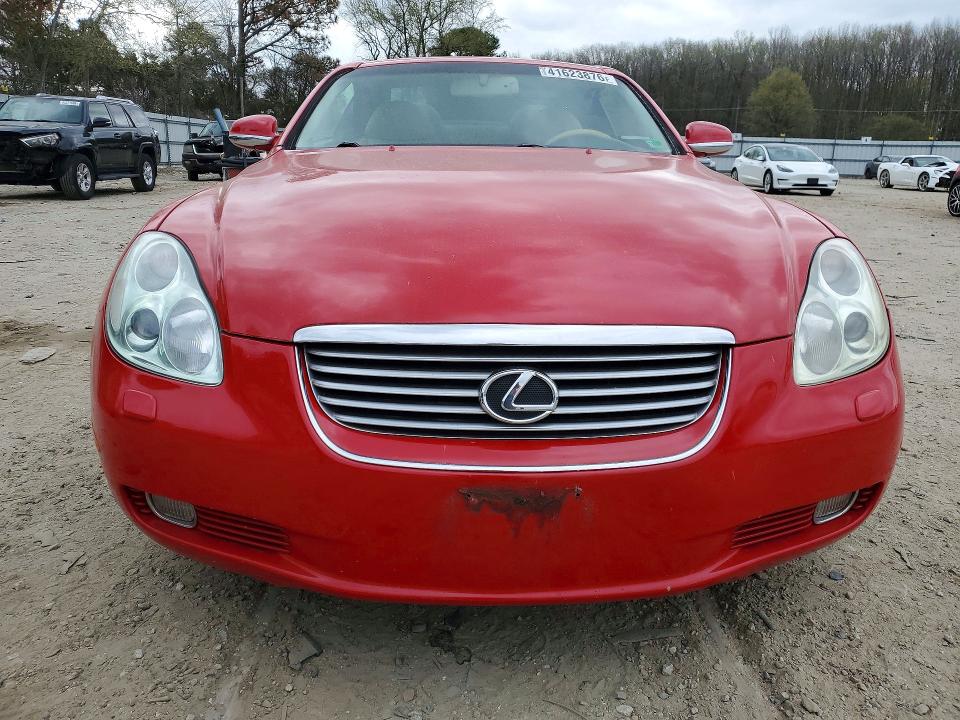 48595306 :رقم المزاد ، JTHFN48Y320006082 vin ، 2002 Lexus Sc 430 مزاد بيع