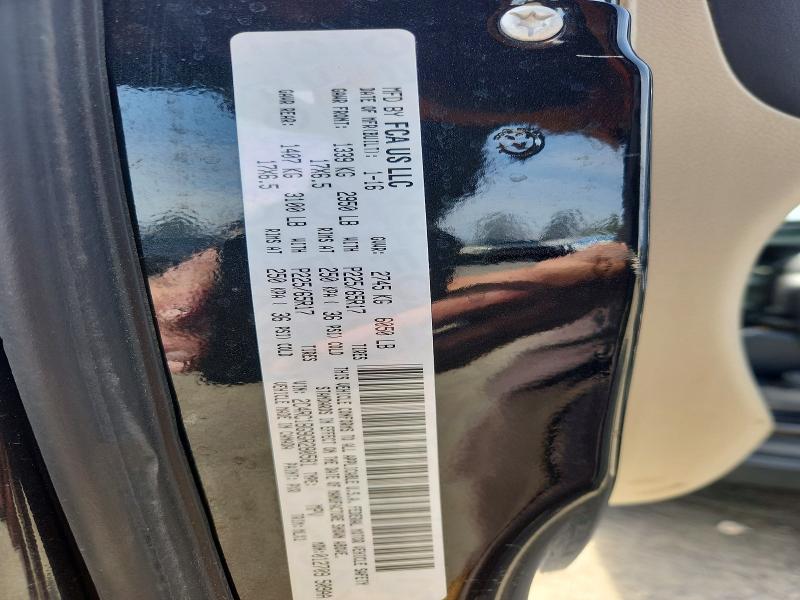 47385466 :رقم المزاد ، 2C4RC1BG9GR280581 vin ، 2016 Chrysler Town & Country مزاد بيع