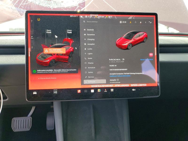Aukcja sprzedaży 2025 Tesla Model 3, vin: 5YJ3E1EA3SF990457, numer aukcji: 41834346