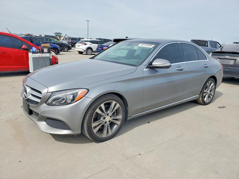 2015 Mercedes-benz C მანქანა იყიდება აუქციონზე, vin: 55SWF4JB3FU091967, აუქციონის ნომერი: 46134596