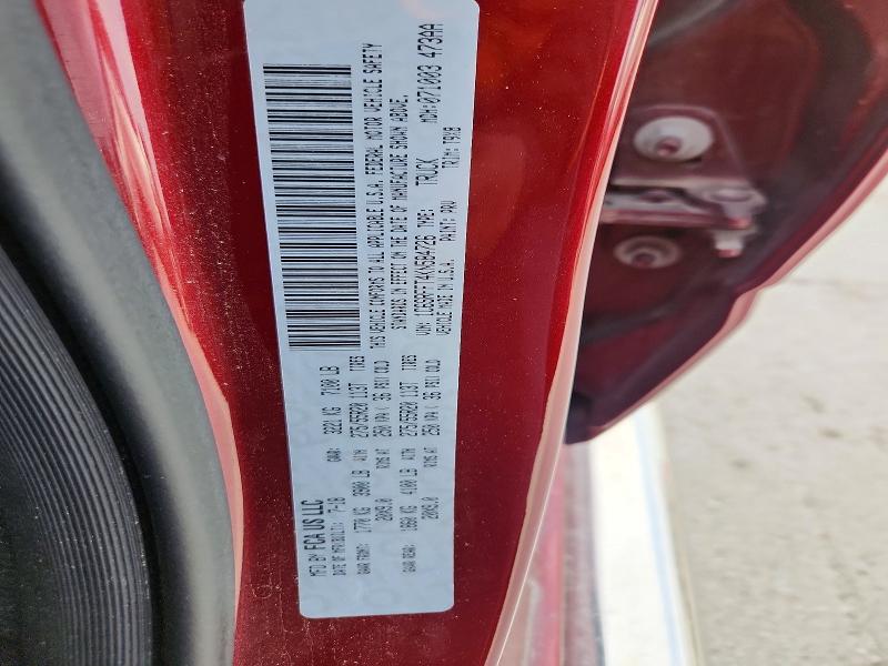 Aukcja sprzedaży 2019 Ram 1500, vin: 1C6SRFFT4KN584726, numer aukcji: 78833555
