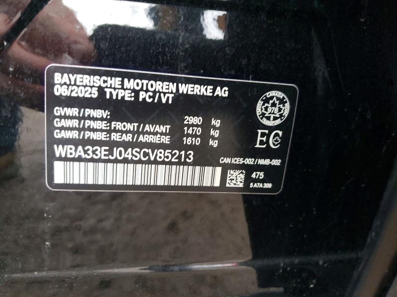 Aukcja sprzedaży 2025 Bmw Motorrad 760, vin: WBA33EJ04SCV85213, numer aukcji: 78696175