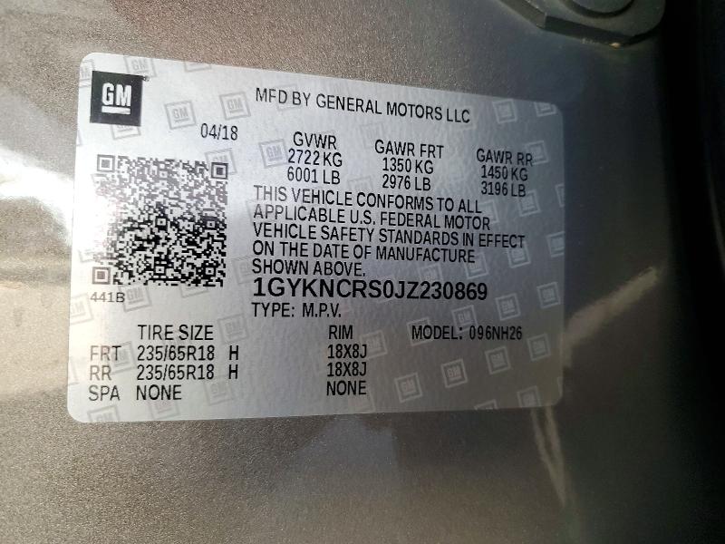 Продаж на аукціоні авто 2018 Cadillac Xt5, vin: 1GYKNCRS0JZ230869, номер лоту: 47432576