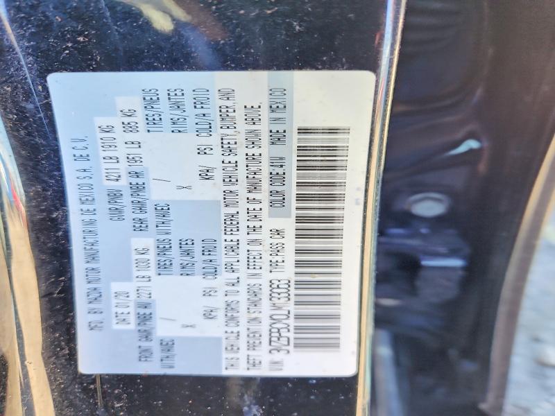 Aukcja sprzedaży 2020 Mazda 3, vin: 3MZBPBCM0LM133063, numer aukcji: 47946846