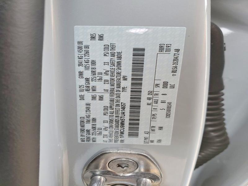 46311736 :رقم المزاد ، 1FMCU9MN5TUA14657 vin ، 2026 Ford Escape مزاد بيع