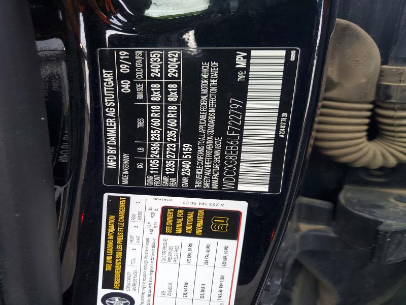 Продаж на аукціоні авто 2020 Mercedes-benz Glc, vin: WDC0G8EB6LF722797, номер лоту: 45607836