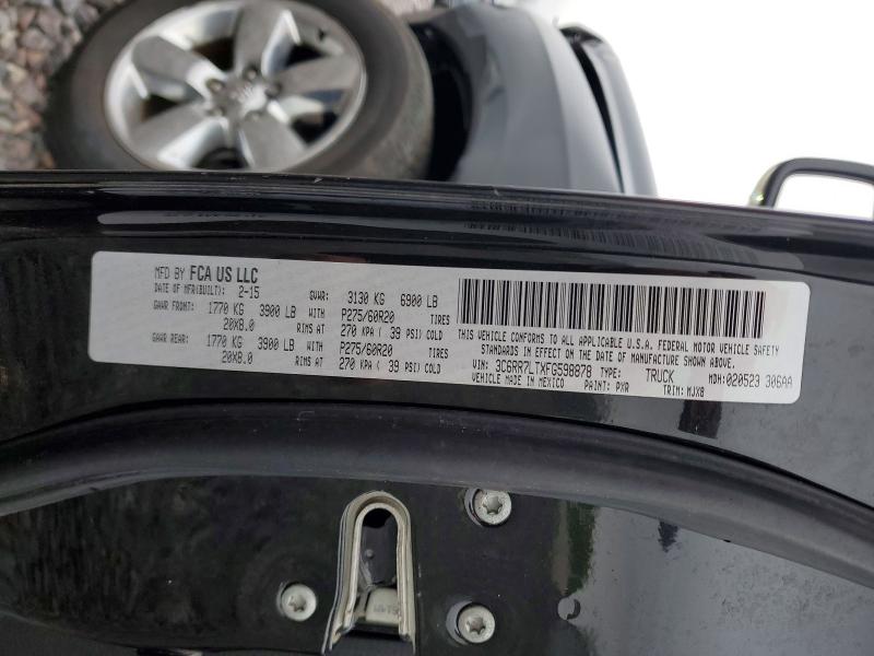 47922906 :رقم المزاد ، 3C6RR7LTXFG598878 vin ، 2015 Ram 1500 مزاد بيع