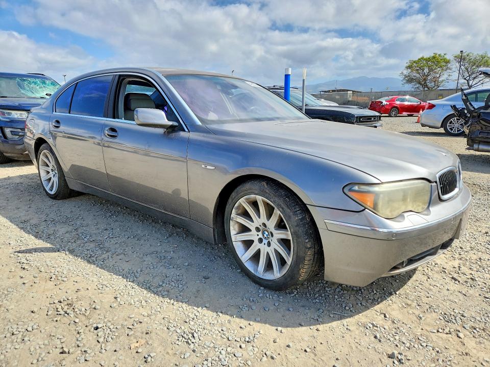 41850346 :رقم المزاد ، WBAGN63534DS54257 vin ، 2004 Bmw 745 مزاد بيع