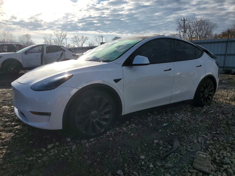Продажа на аукционе авто 2022 Tesla Model Y, vin: 7SAYGDEF5NF394903, номер лота: 46624646