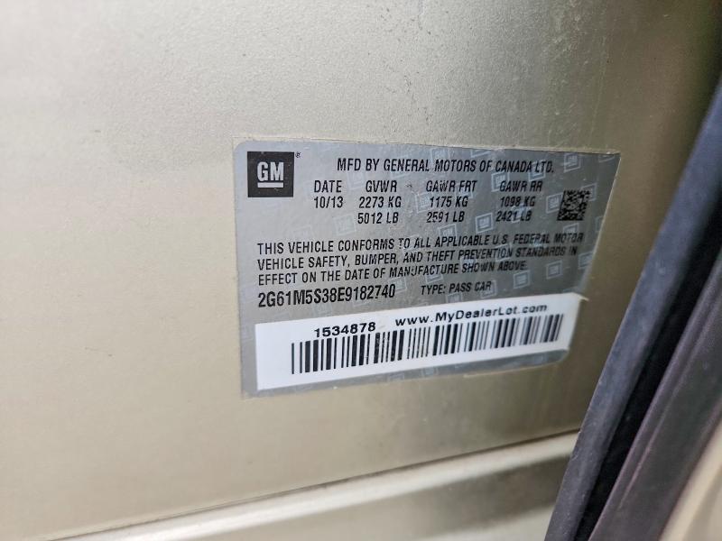 Продажа на аукционе авто 2014 Cadillac Xts, vin: 2G61M5S38E9182740, номер лота: 78521365