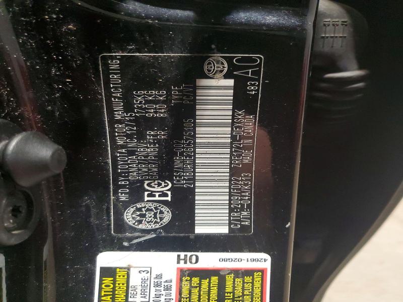 47604646 :رقم المزاد ، 2T1BURHE2GC575105 vin ، 2016 Toyota Corolla مزاد بيع
