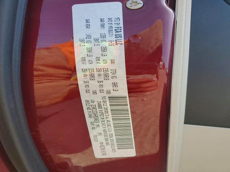 47722246 :رقم المزاد ، 2C4RC1EGXHR534618 vin ، 2017 Chrysler Pacifica مزاد بيع