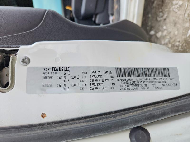 Aukcja sprzedaży 2019 Dodge Grand Caravan, vin: 2C4RDGEG0KR558126, numer aukcji: 46261856