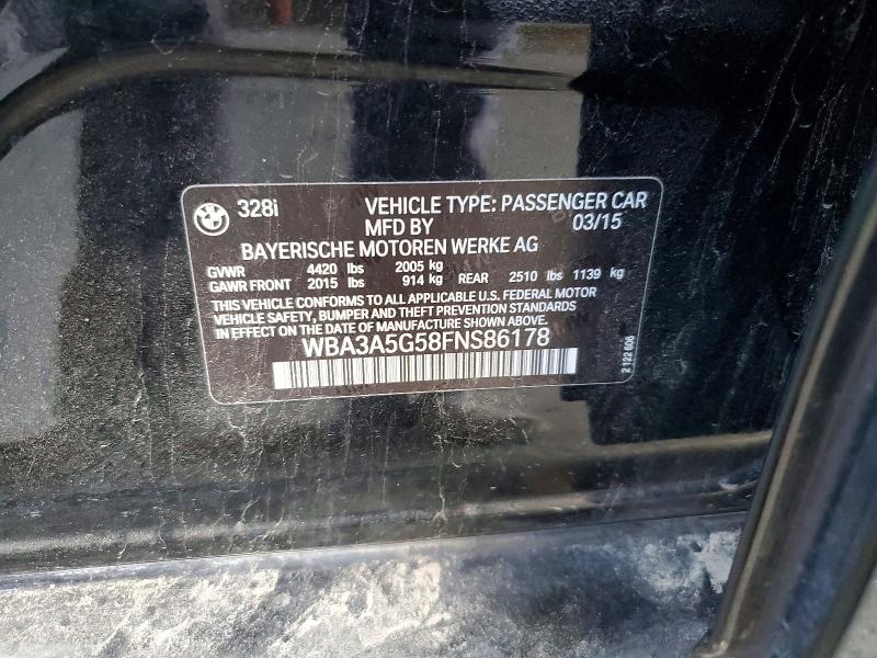 Aukcja sprzedaży 2015 Bmw 328, vin: WBA3A5G58FNS86178, numer aukcji: 79951245