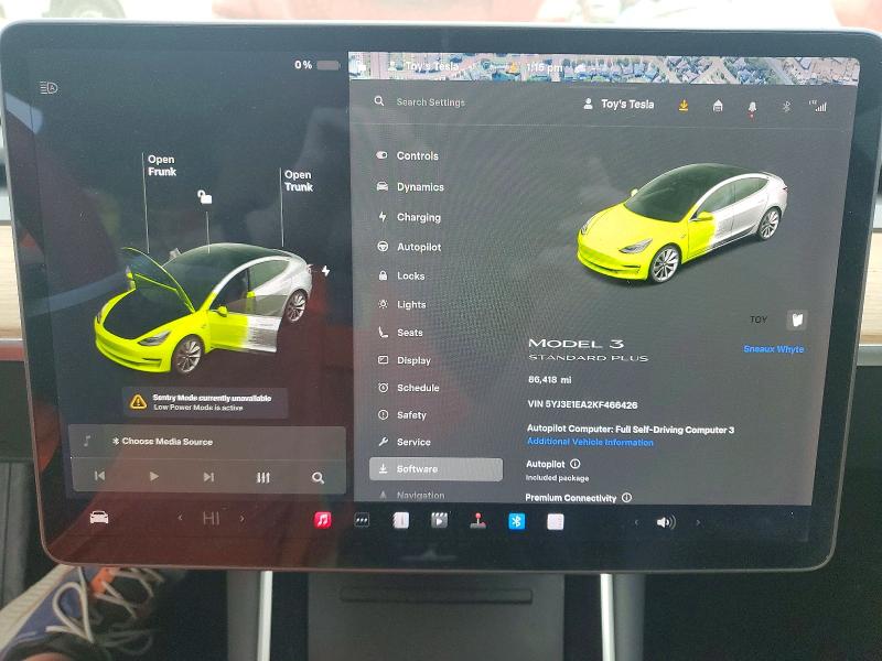 47345366 :رقم المزاد ، 5YJ3E1EA2KF466426 vin ، 2019 Tesla Model 3 مزاد بيع
