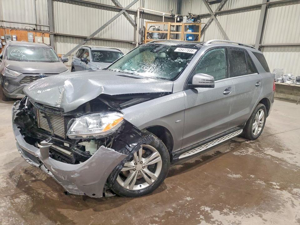 Auction sale of the 2012 Mercedes-benz Ml, vin: 4JGDA2EB3CA019513, lot number: 45477686