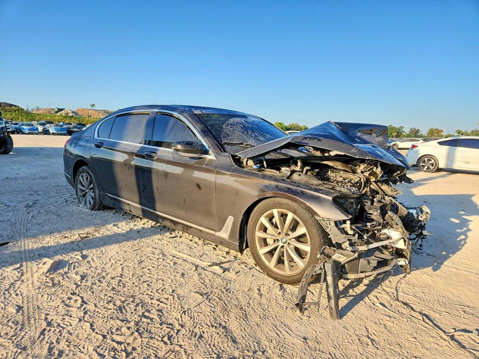 2018 Bmw 740 მანქანა იყიდება აუქციონზე, vin: WBA7E2C55JG741544, აუქციონის ნომერი: 47945556