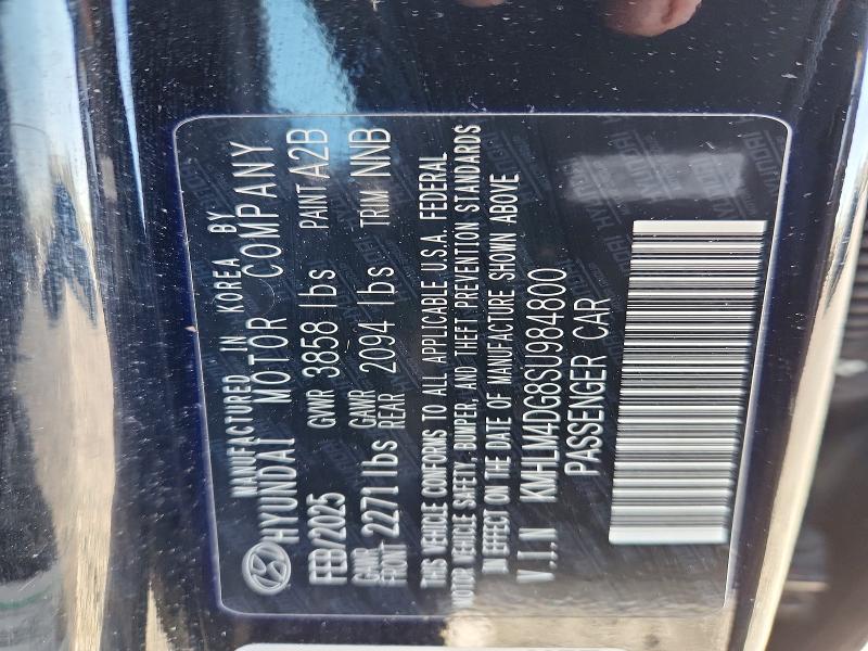 Продаж на аукціоні авто 2025 Hyundai Elantra, vin: KMHLM4DG8SU984800, номер лоту: 45959516