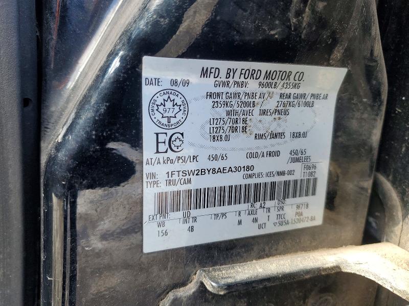 Продаж на аукціоні авто 2010 Ford F250, vin: 1FTSW2BY8AEA30180, номер лоту: 79069865