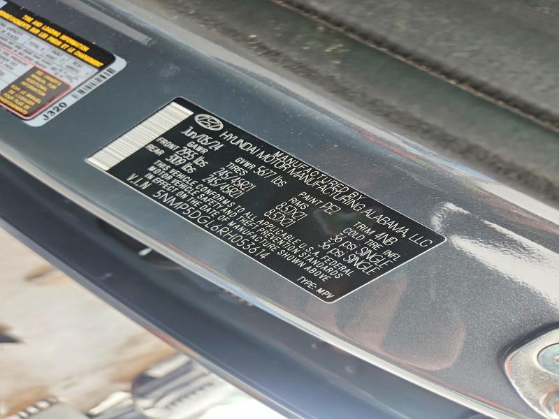 Продаж на аукціоні авто 2024 Hyundai Santa Fe, vin: 5NMP5DGL6RH053614, номер лоту: 78975445
