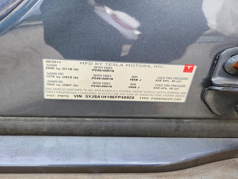 Aukcja sprzedaży 2014 Tesla Model S, vin: 5YJSA1H19EFP48926, numer aukcji: 46295216