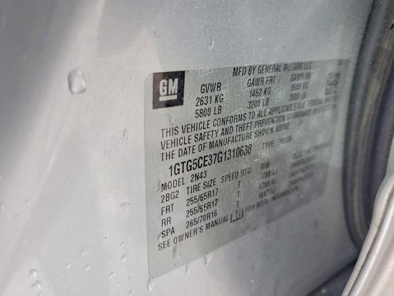 Продажа на аукционе авто 2016 Gmc Canyon, vin: 1GTG5CE37G1310638, номер лота: 47457896