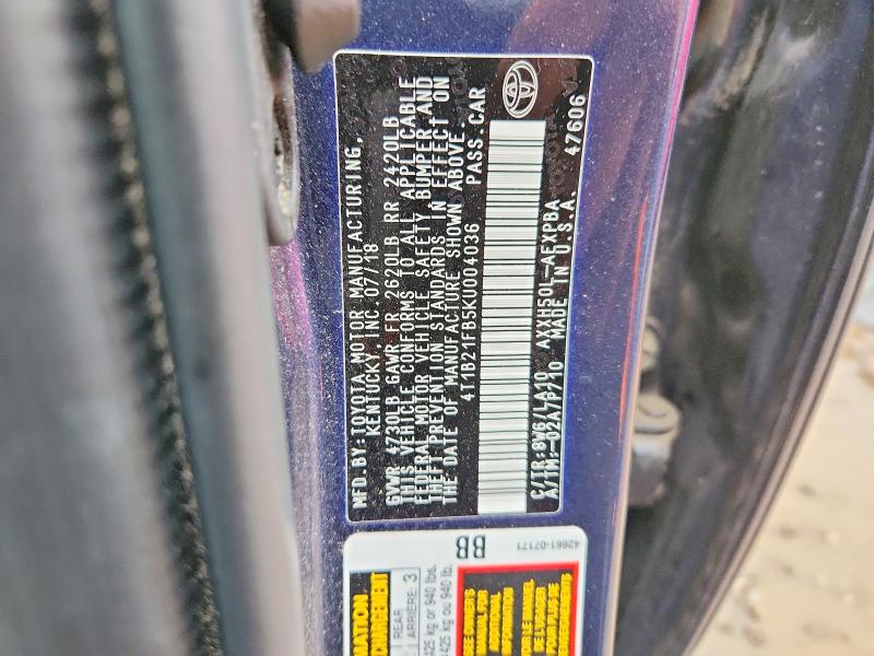 Продажа на аукционе авто 2019 Toyota Avalon Hybrid, vin: 4T1B21FB5KU004036, номер лота: 48276106