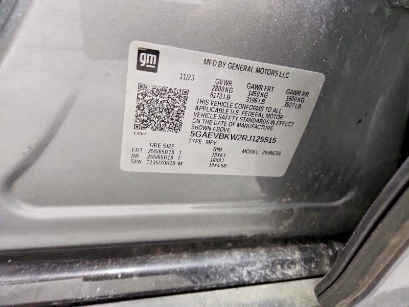 Продаж на аукціоні авто 2024 Buick Enclave, vin: 5GAEVBKW2RJ125515, номер лоту: 47993666
