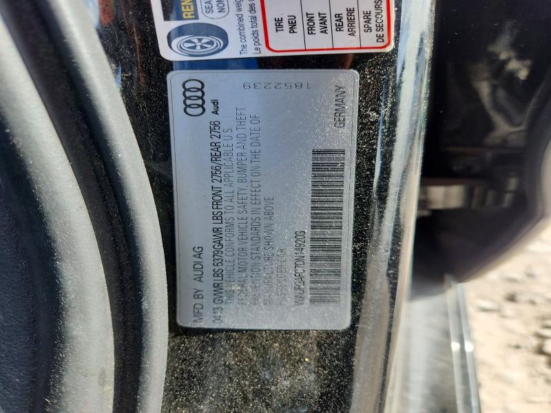 41912696 :رقم المزاد ، WAUFGAFC7DN149203 vin ، 2013 Audi A6 مزاد بيع