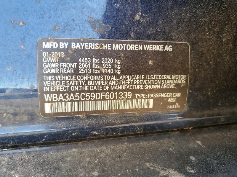 2013 Bmw 328i მანქანა იყიდება აუქციონზე, vin: WBA3A5C59DF601339, აუქციონის ნომერი: 47607106